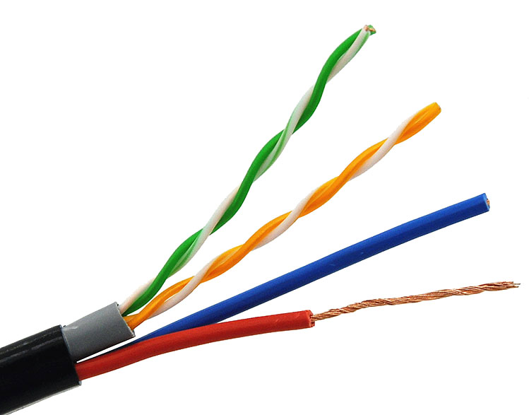 網(wǎng)線+電源線(圖7) 網(wǎng)線+電源線